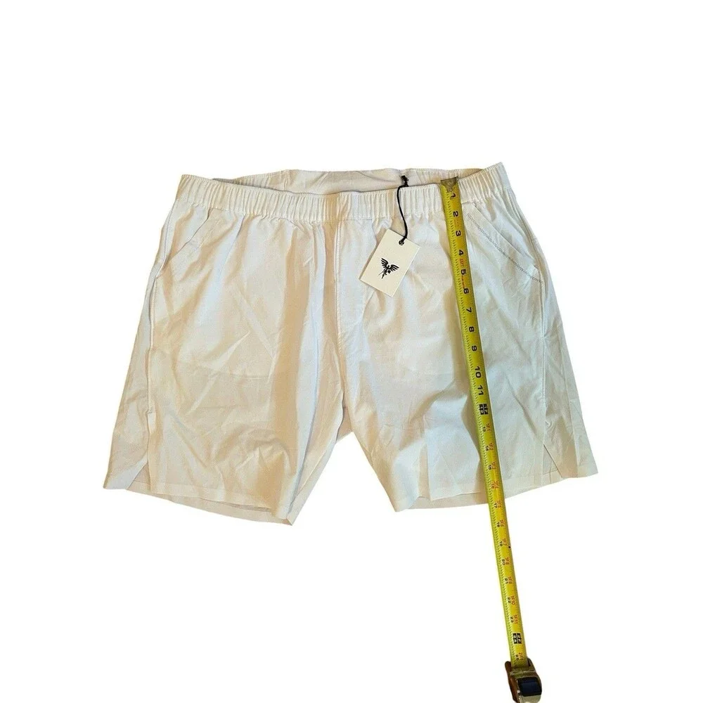 Sigrun Tennis Match Shorts Mens XL White Lightweight Performance Stretch